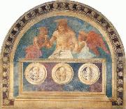 Christ in the Sepulchre with Two Angels Andrea del Castagno